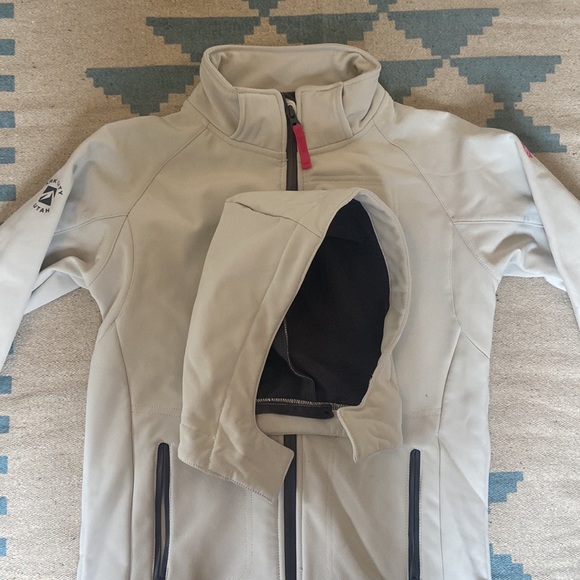 Kids Cream Jacket with Pink Accents - Picture 8 of 8